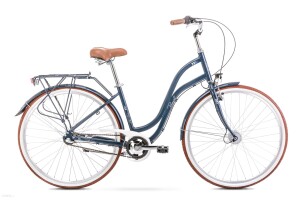 Rower miejski Romet Pop Art Granatowy 28